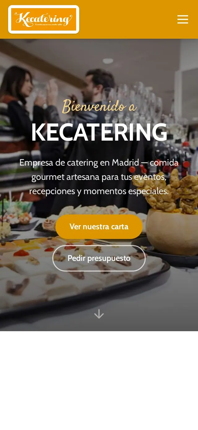 Catering- und Eventunternehmen — versión móvil