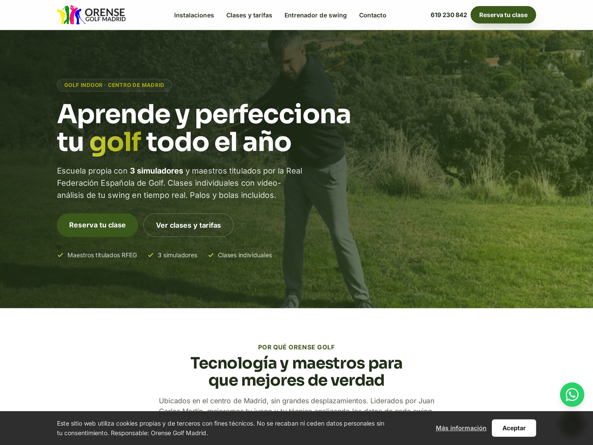 Centro de iniciación y perfeccionamiento de golf