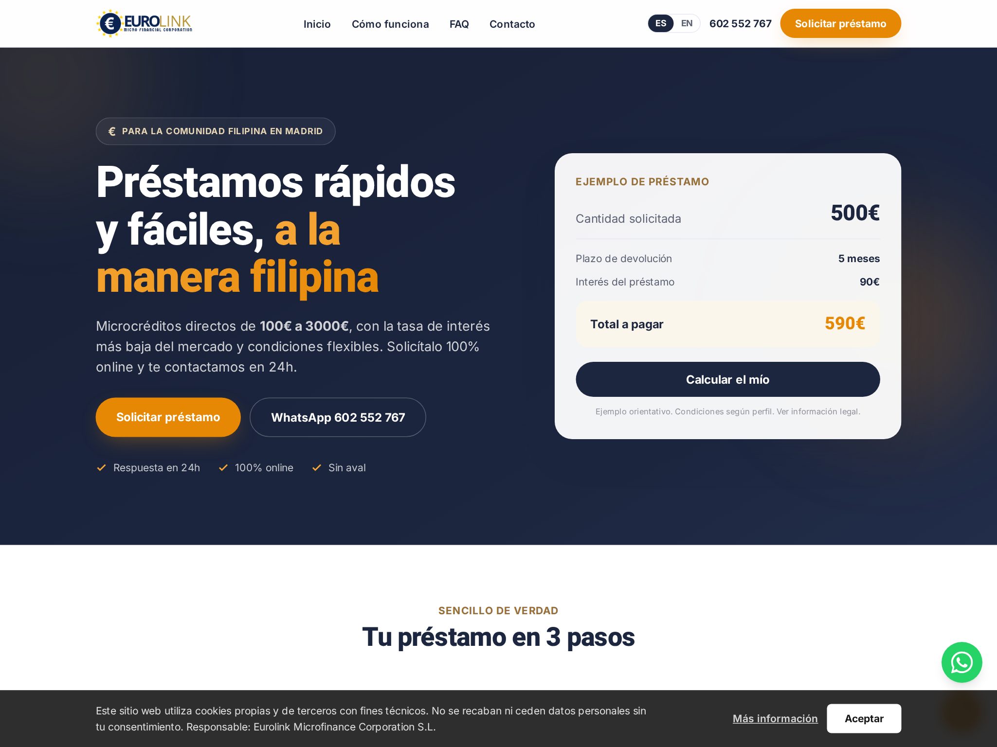 Financiera de préstamos al consumo