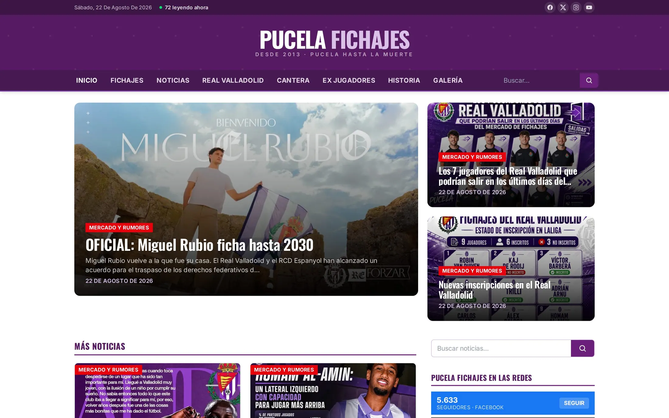 Digitales Medium über einen Fußballklub