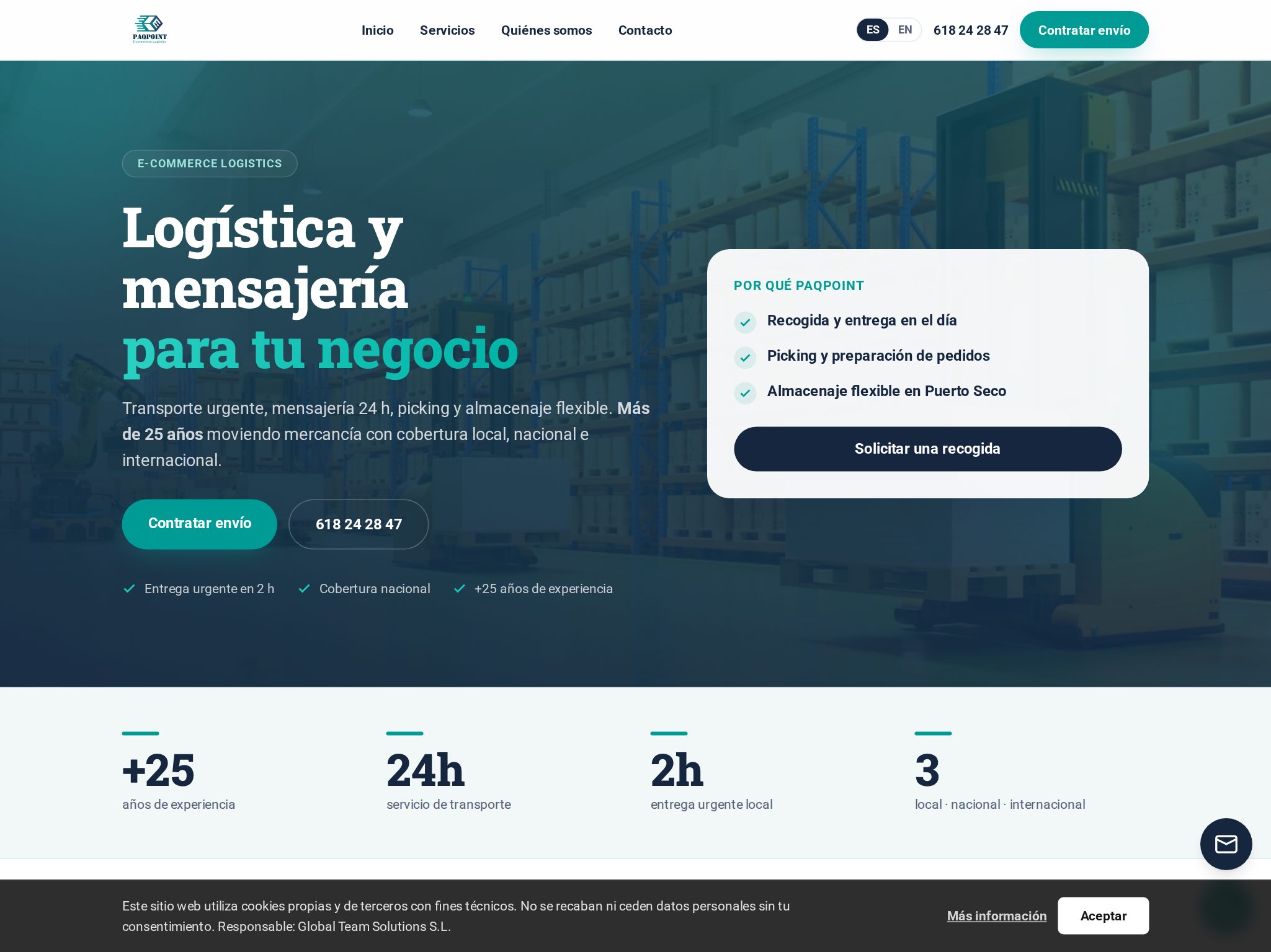 Logística y paquetería para e-commerce