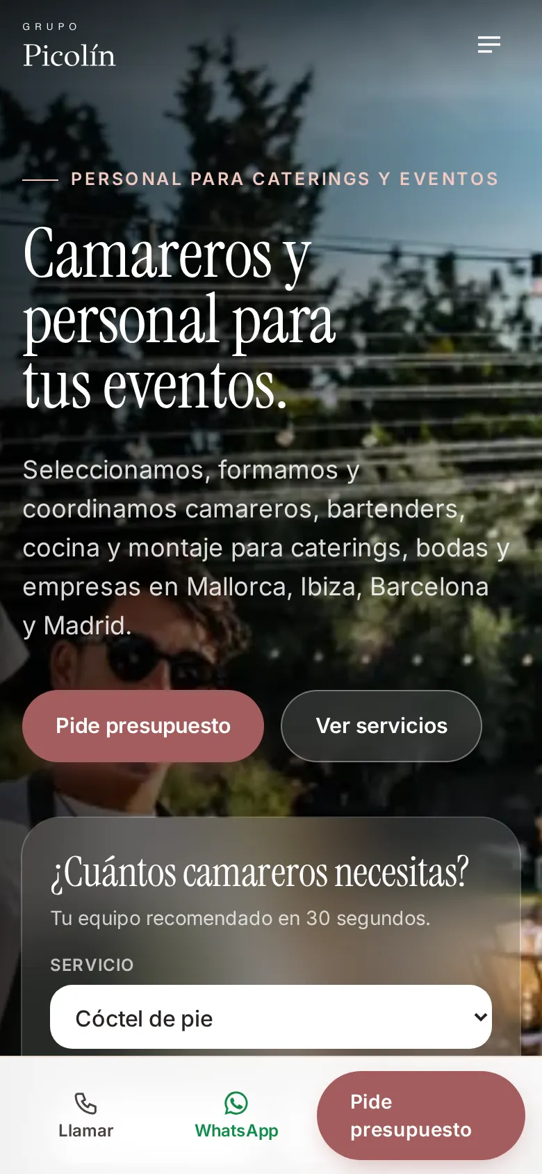 Event staffing: 70 pages rebuilt without losing a word — versión móvil