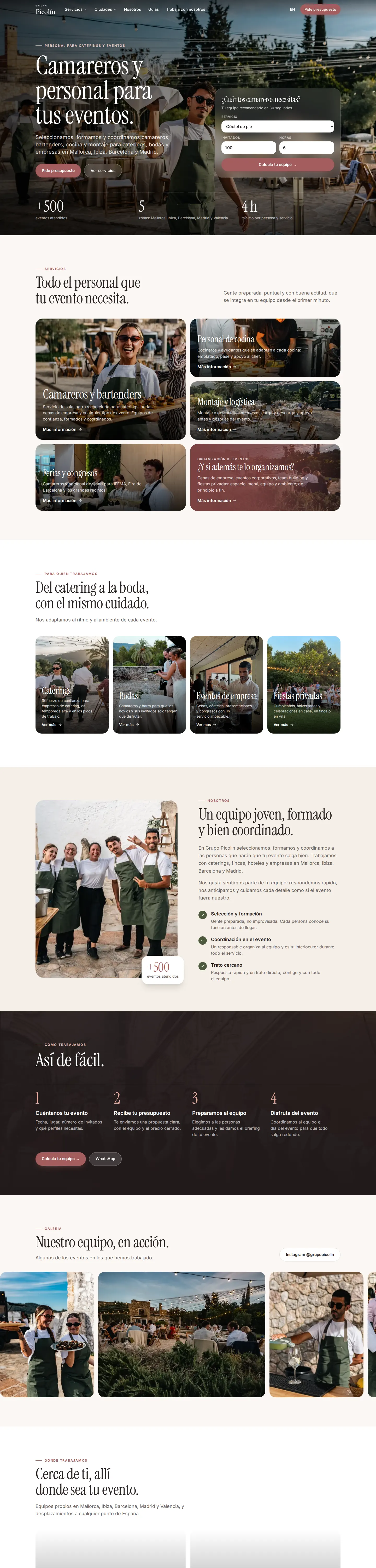 Event staffing: 70 pages rebuilt without losing a word