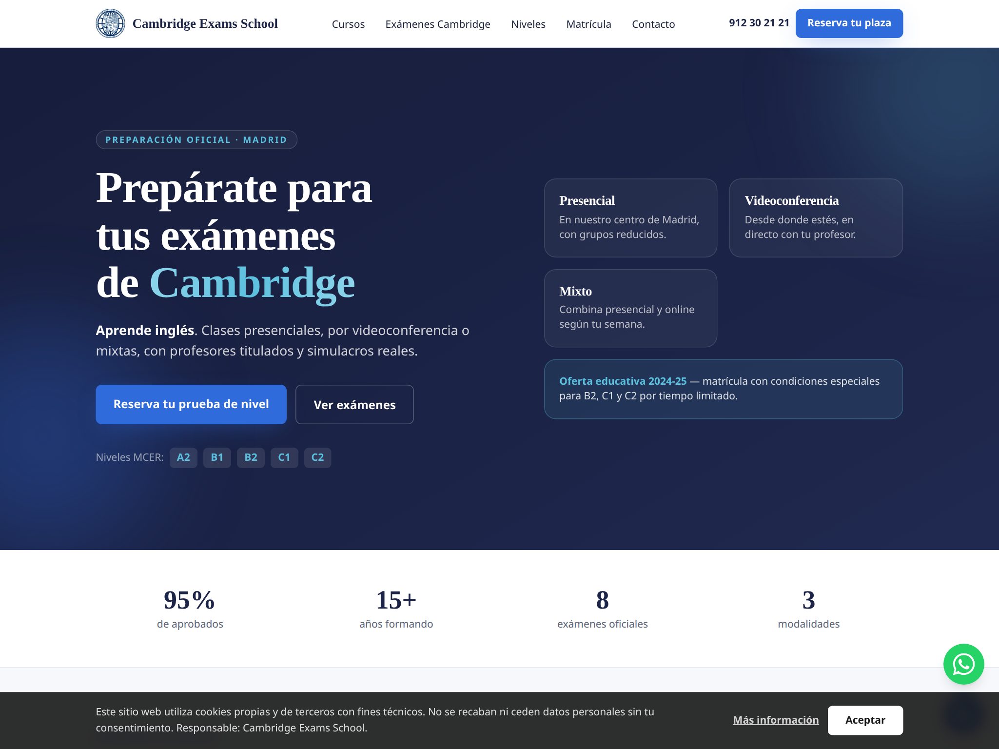 Centro de preparación de exámenes oficiales
