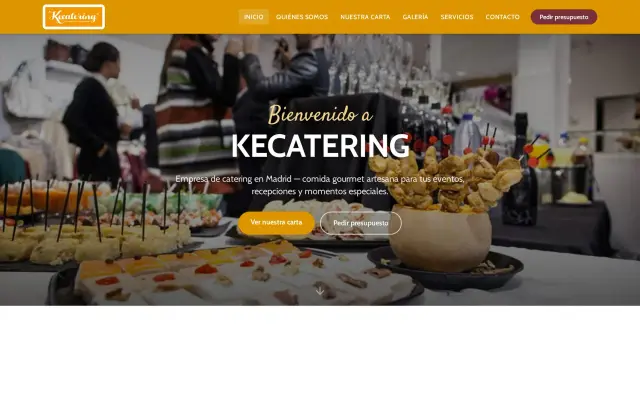 Catering y eventos · Madrid
