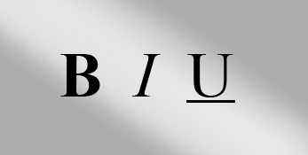 Uso en el texto de negrita y cursiva
