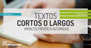 ¿En dónde está la calidad ? Pocos textos largos o muchos textos cortos